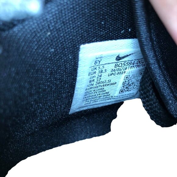 2019 Nike LeBron 17 Blk/Wht Sz 7.5 - Picture 6 of 16